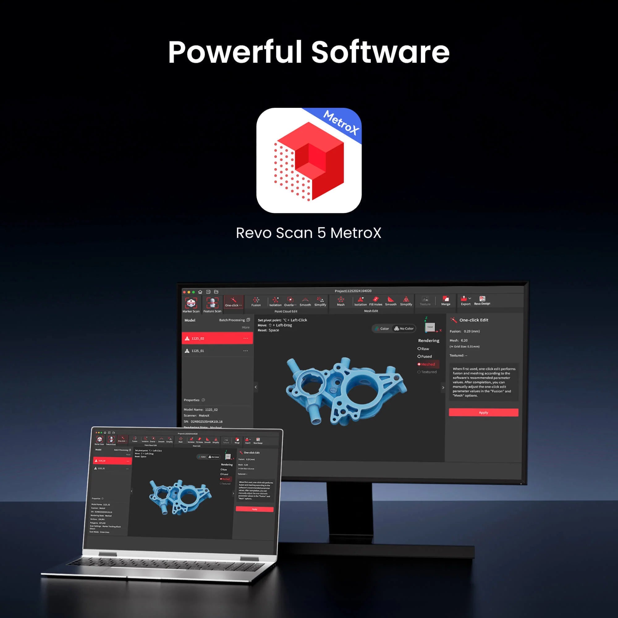 Revopoint Metrox & Metrox Pro: Blue Laser Line and Full-Field Structured Light 3D Scanner