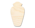 Unfinished Wood Urn Shape - Craft - up to 46" DIY