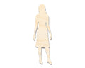 Unfinished Wood Woman Shape - Craft - up to 46" DIY