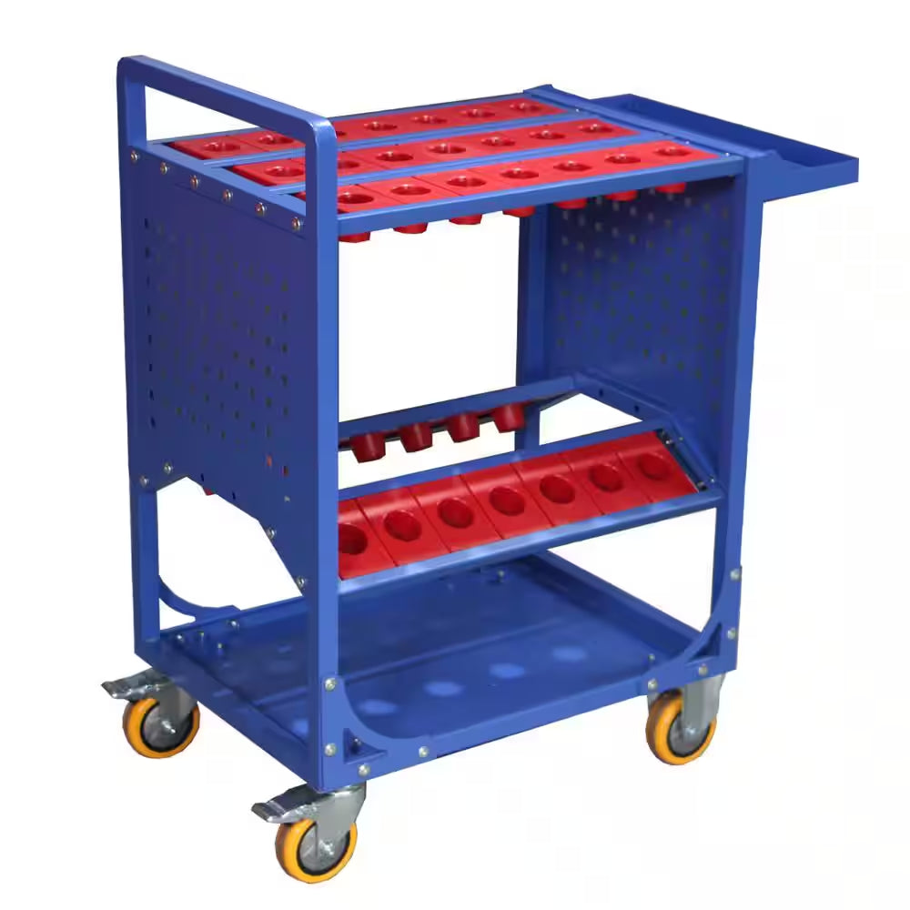 Tool Cart 40-Taper Tool Holder CNC Tool Cart CAT40 Tool Trolley BT40 Service Carts CNC Machine Tool Service Cart