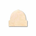 Unfinished Wood Beanie Hat Silhouette - Craft- up to 46" DIY