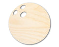 Unfinished Wood Bowling Ball Silhouette - Craft- up to 46" DIY