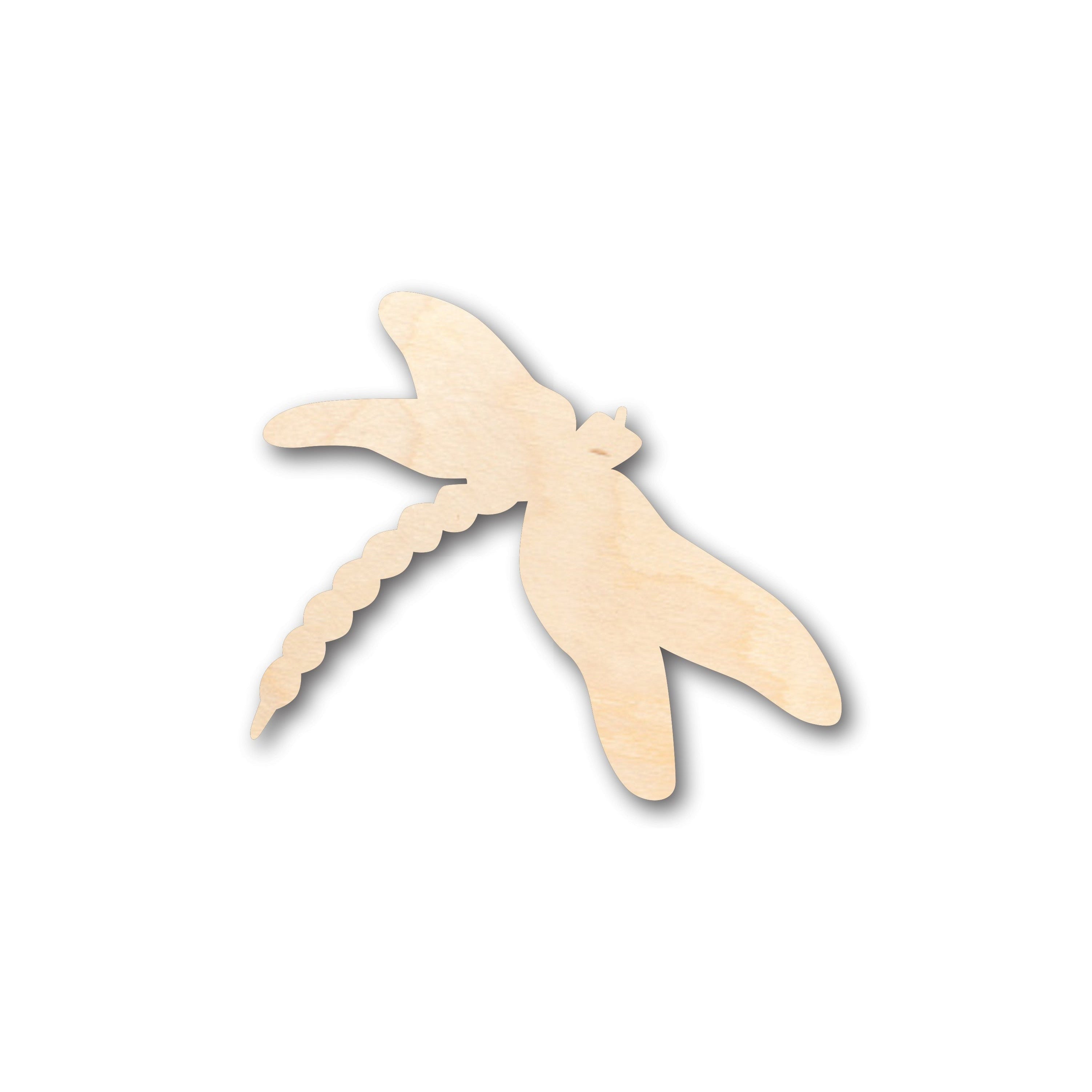 Unfinished Wood Dragon Fly Shape - Craft - up to 46" DIY
