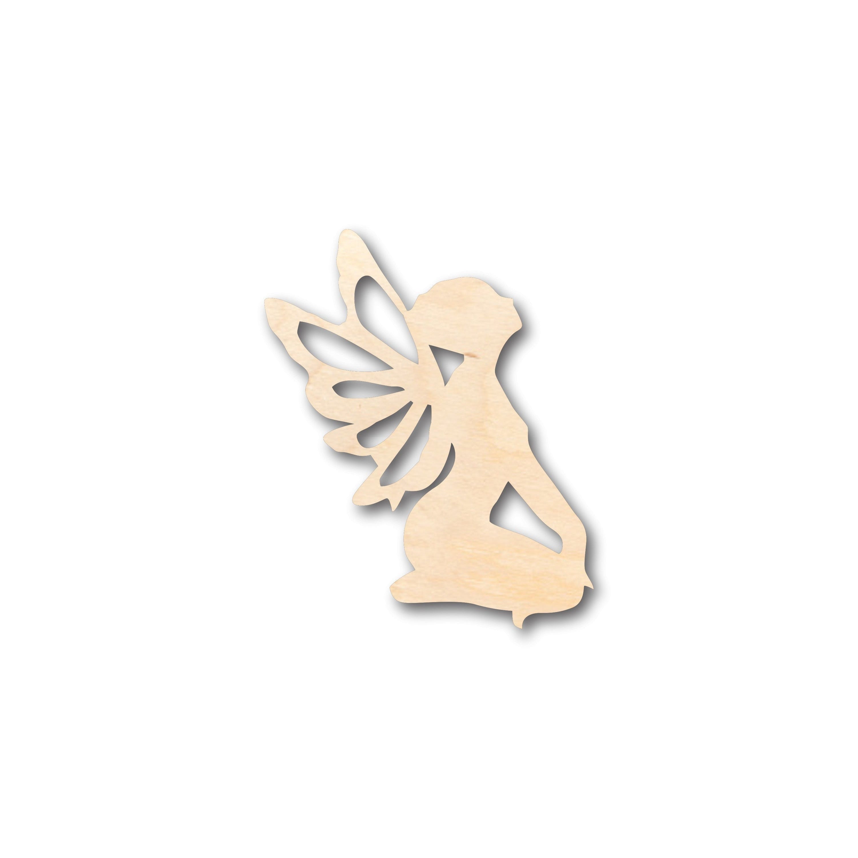 Unfinished Wood Fairy Shape - Craft - up to 46" DIY