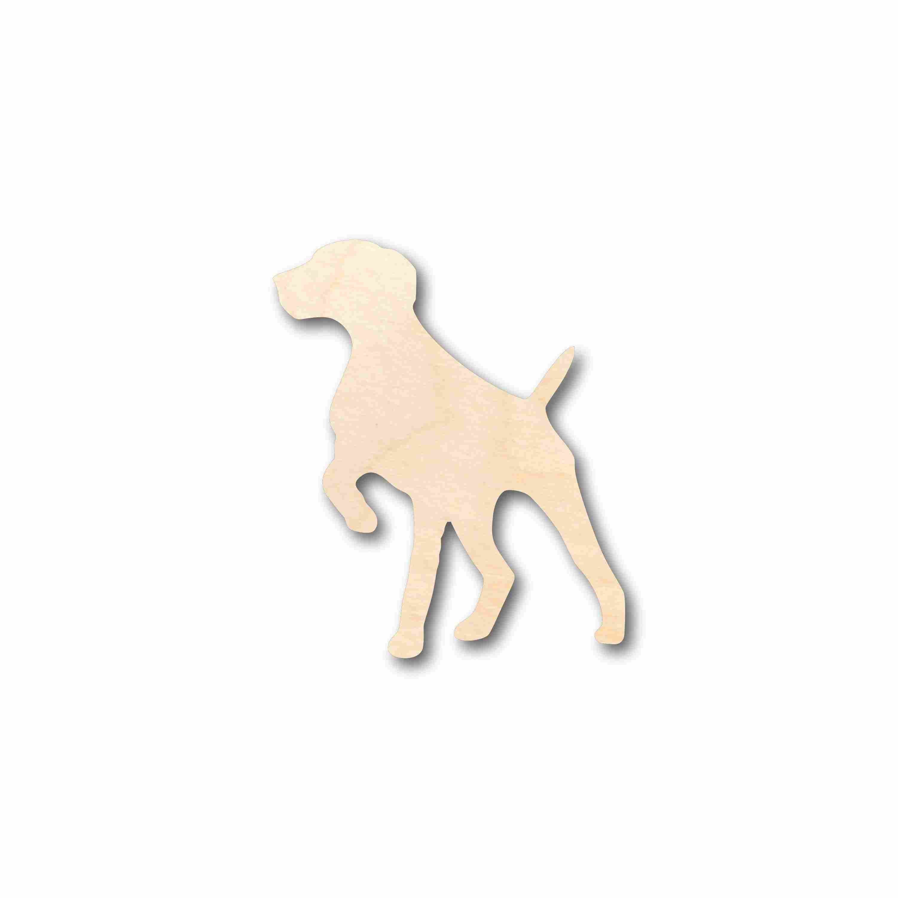 Unfinished Wood German Shorthaired Pointer Dog Silhouette - Craft- up to 46" DIY
