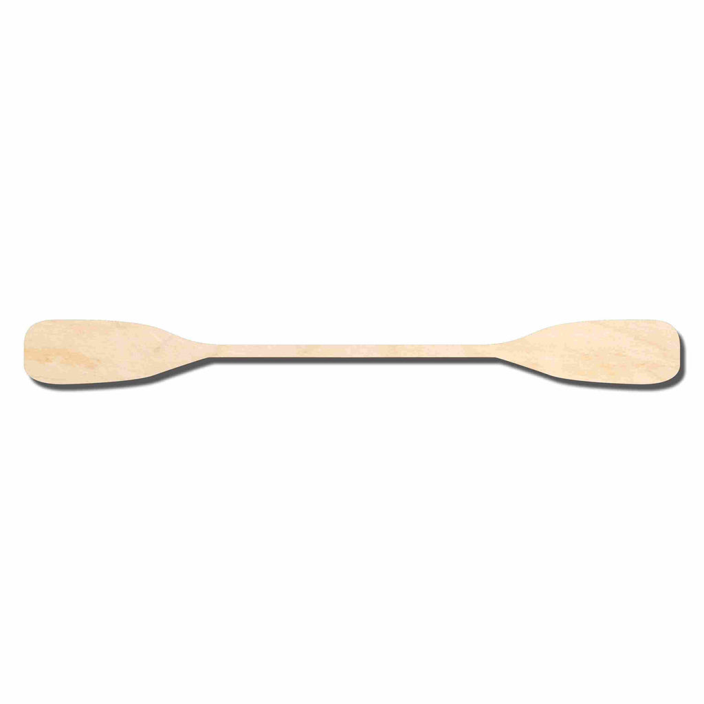 Unfinished Wood Kayak Oars Silhouette - Craft- up to 46" DIY