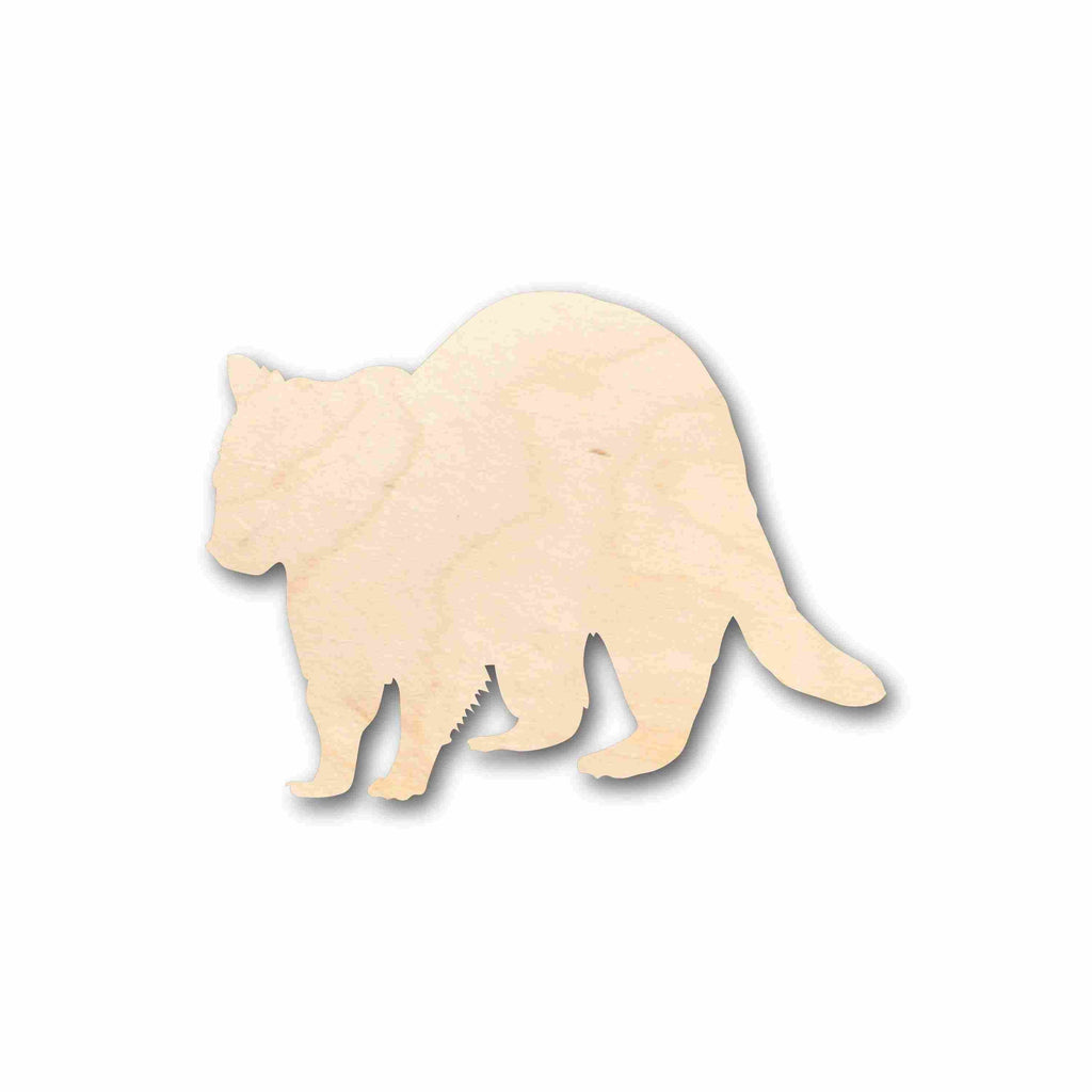 Unfinished Wood Raccoon Silhouette - Craft- up to 46" DIY