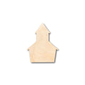 Unfinished Wood School House Shape - Craft - up to 46" DIY