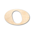 Unfinished Wood Whole Note Music Art Shape - Craft - up to 46" DIY