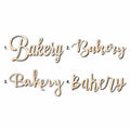 Bakery Sign Unfinished Wood Cutout Home Decor DIY