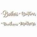 Brothers Sign Unfinished Wood Cutout Home Decor DIY