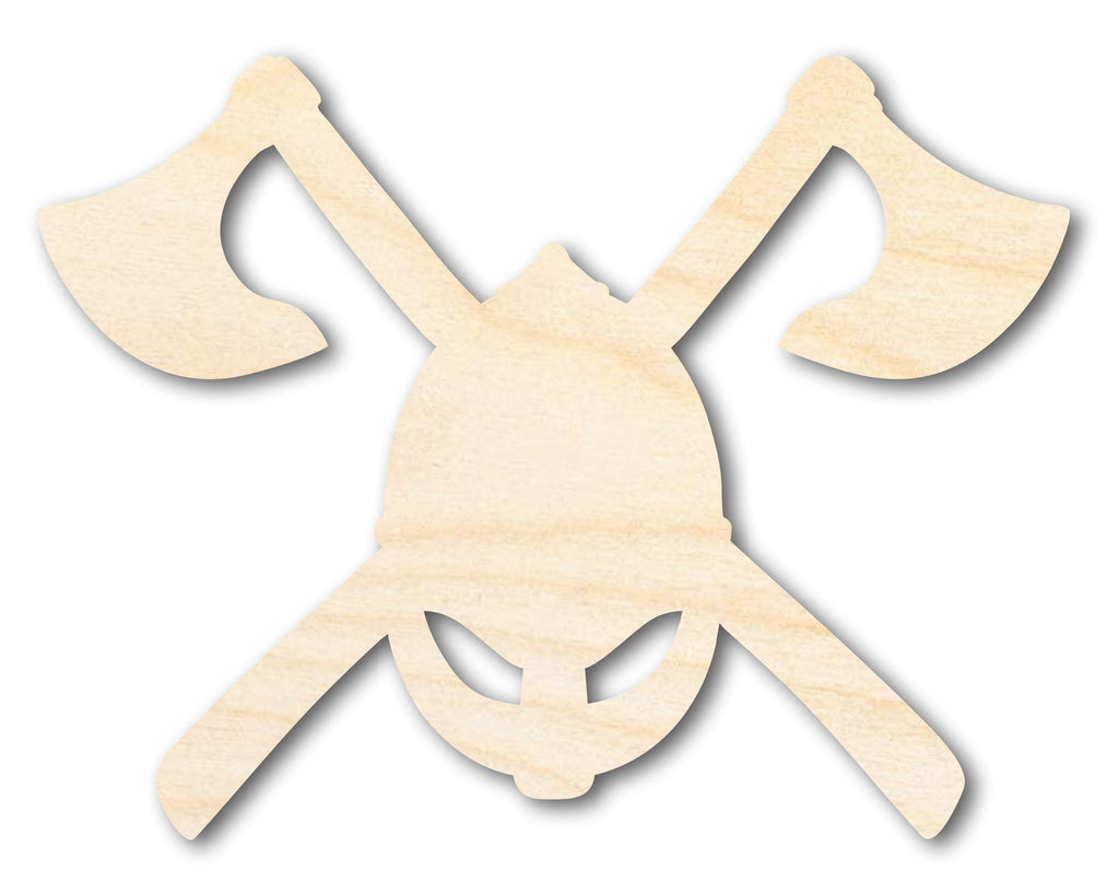 Copy of Unfinished Wood Axes and Helmet Shape - Craft - up to 46"