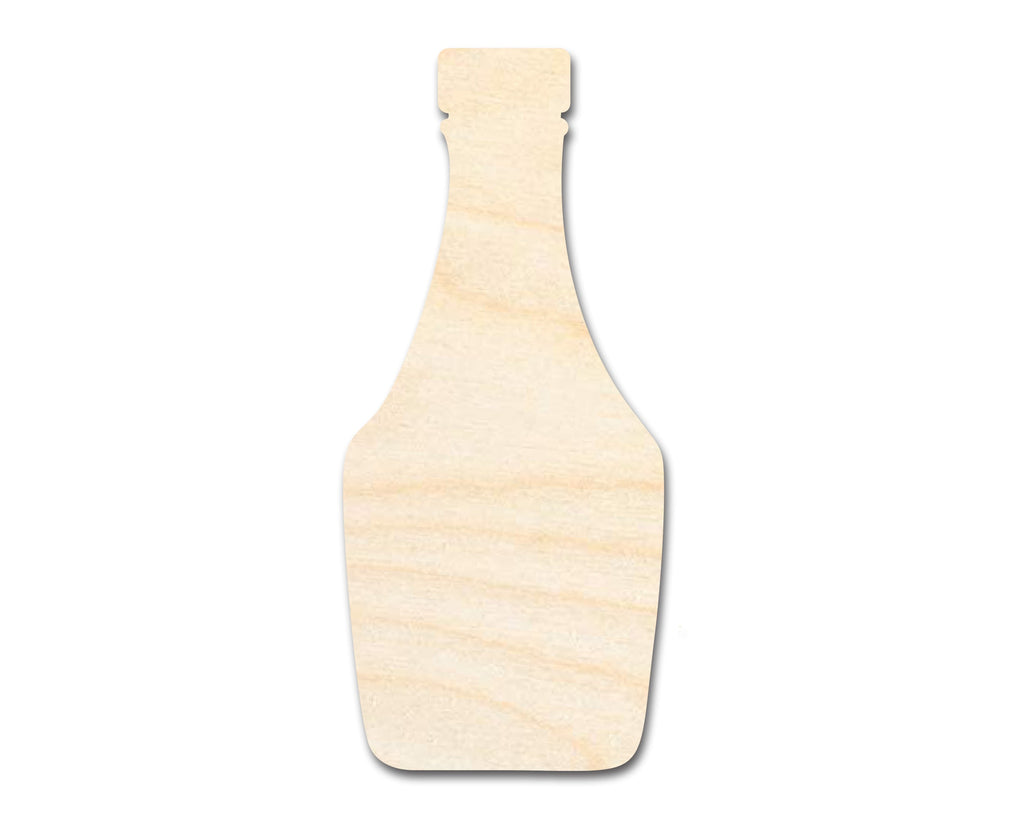 Unfinished Wood Ketchup Bottle Shape | Craft Cutout | up to 46" DIY