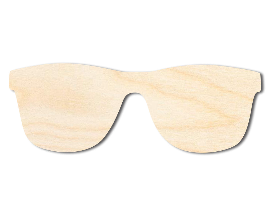 Unfinished Wood Sunglasses Silhouette | DIY Summer Craft Cutout | up to 46" DIY
