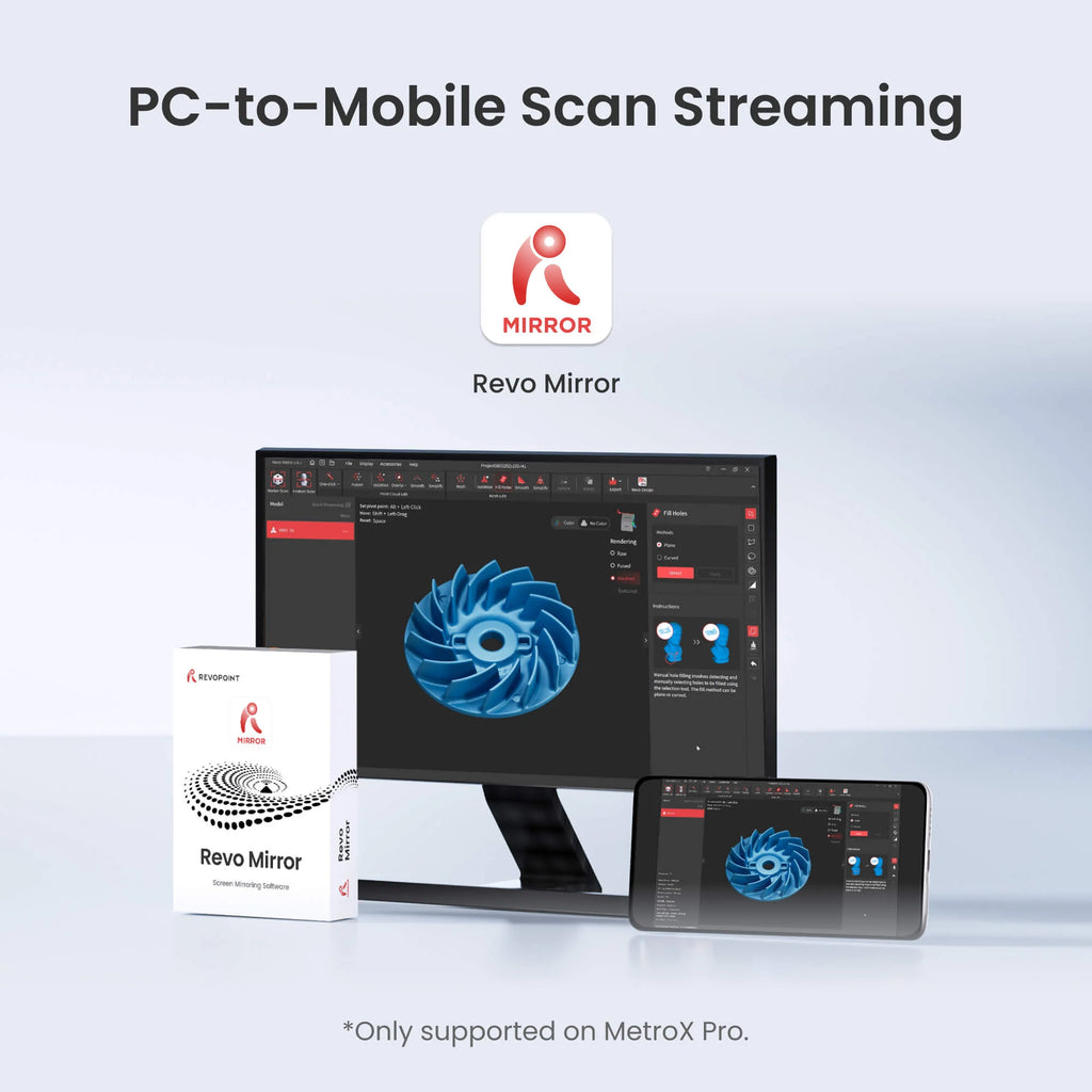 Revopoint Metrox & Metrox Pro: Blue Laser Line and Full-Field Structured Light 3D Scanner