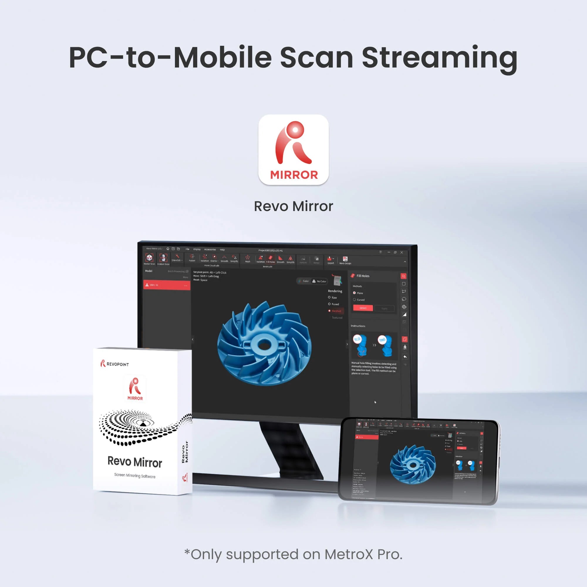 Revopoint Metrox & Metrox Pro: Blue Laser Line and Full-Field Structured Light 3D Scanner