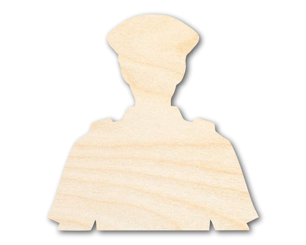 Unfinished Police Officer Shape | DIY Craft Cutout | up to 46" DIY