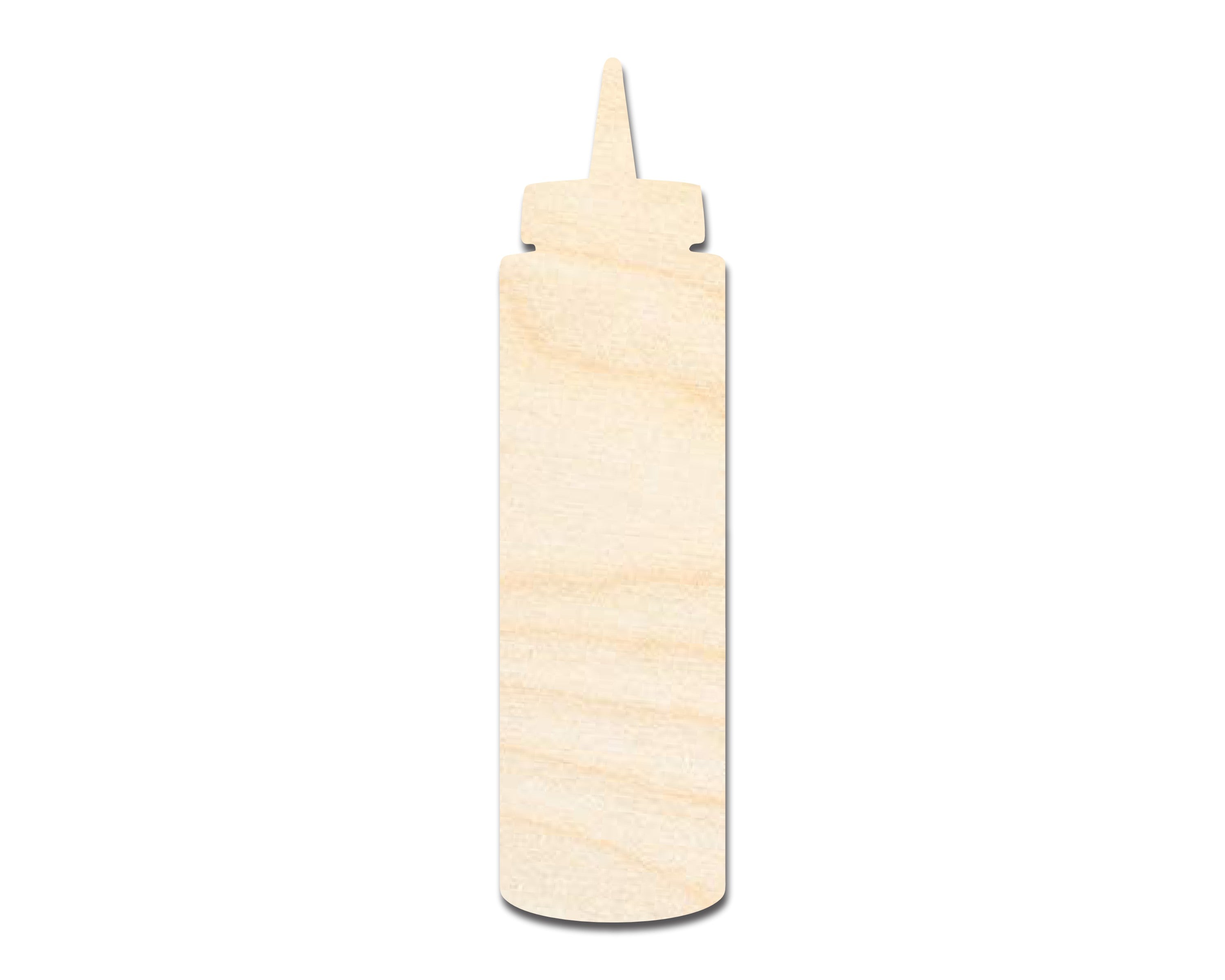 Unfinished Condiment Bottle Shape | DIY Craft Cutout | up to 46" DIY