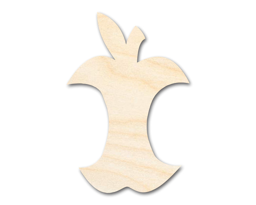 Unfinished Apple Core Shape | DIY Craft Cutout | up to 46" DIY