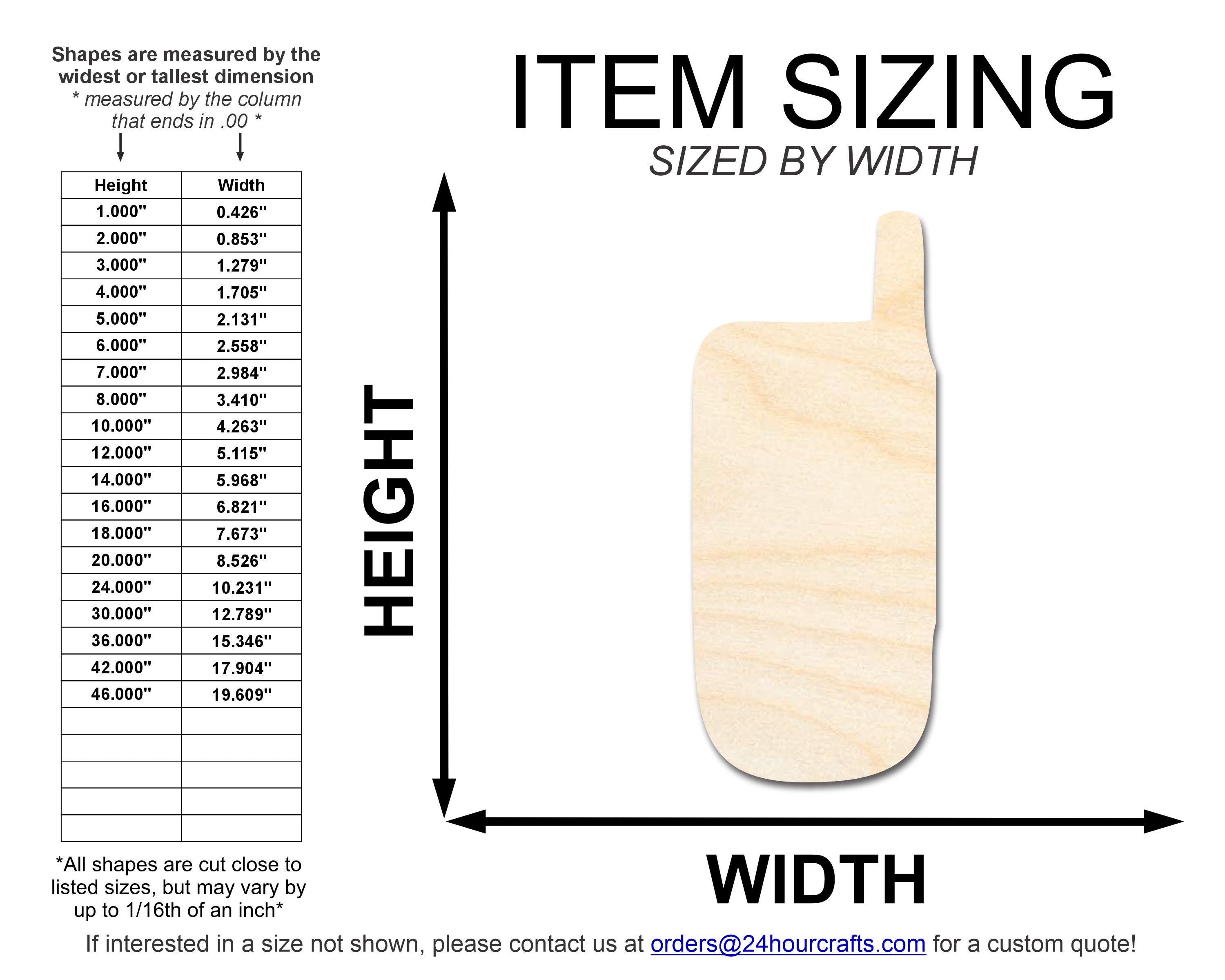 Unfinished Wood Flip Phone Shape | DIY Craft Cutout | up to 46" DIY