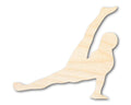 Unfinished Wood Gymnast Windmill Shape | DIY Craft Cutout | up to 46" DIY