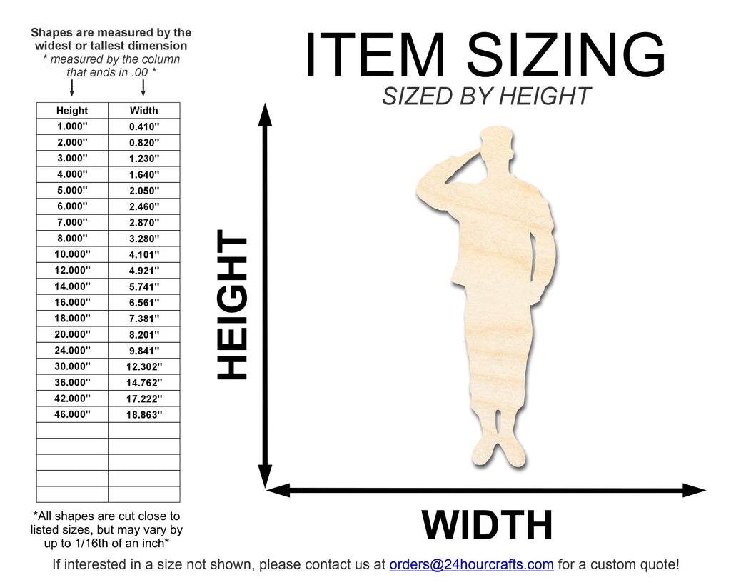 Unfinished Wood American Hero Shape | DIY Craft Cutout | up to 46" DIY