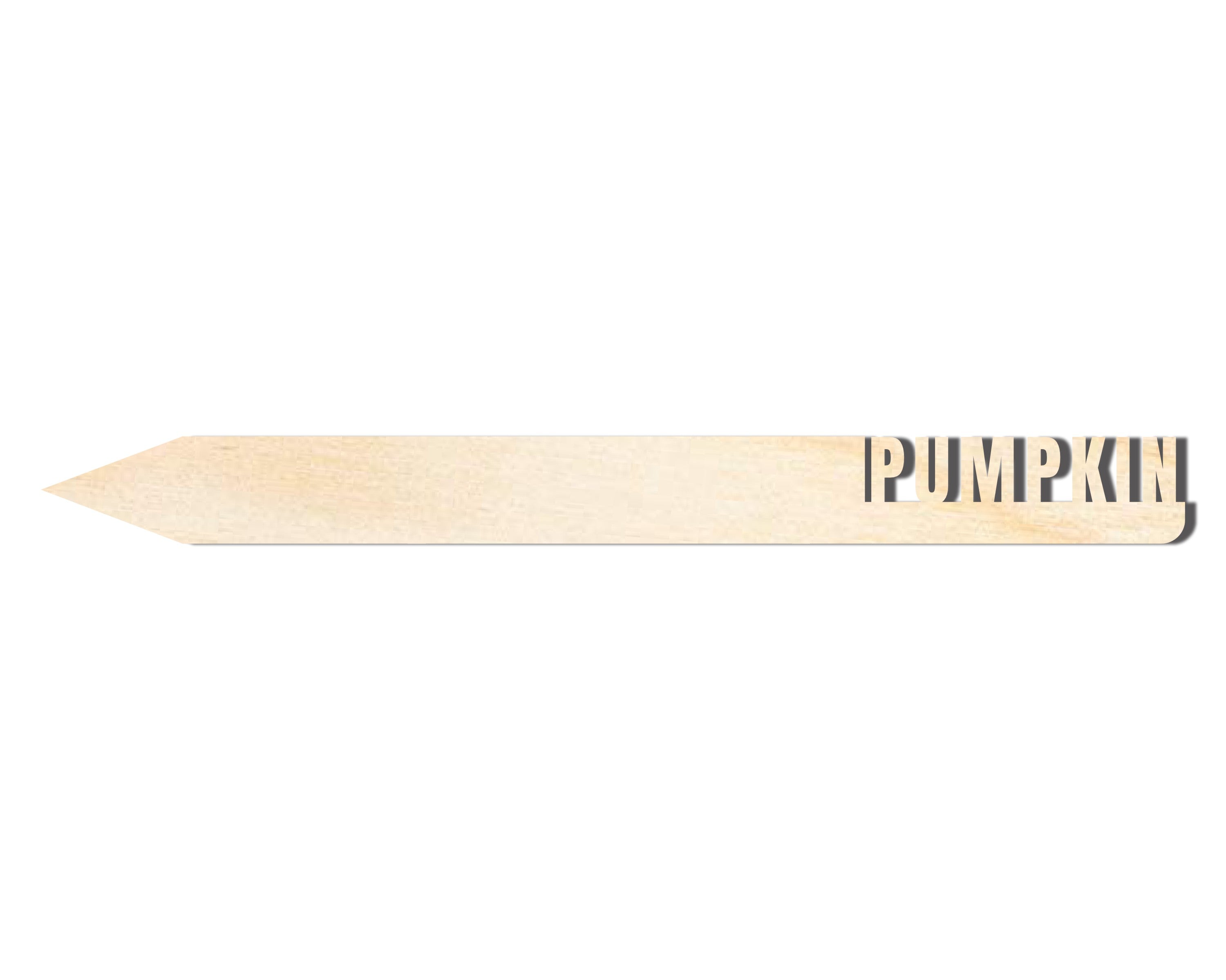 Unfinished Wood Pumpkin Garden Stake | DIY Craft Cutout | up to 24" DIY