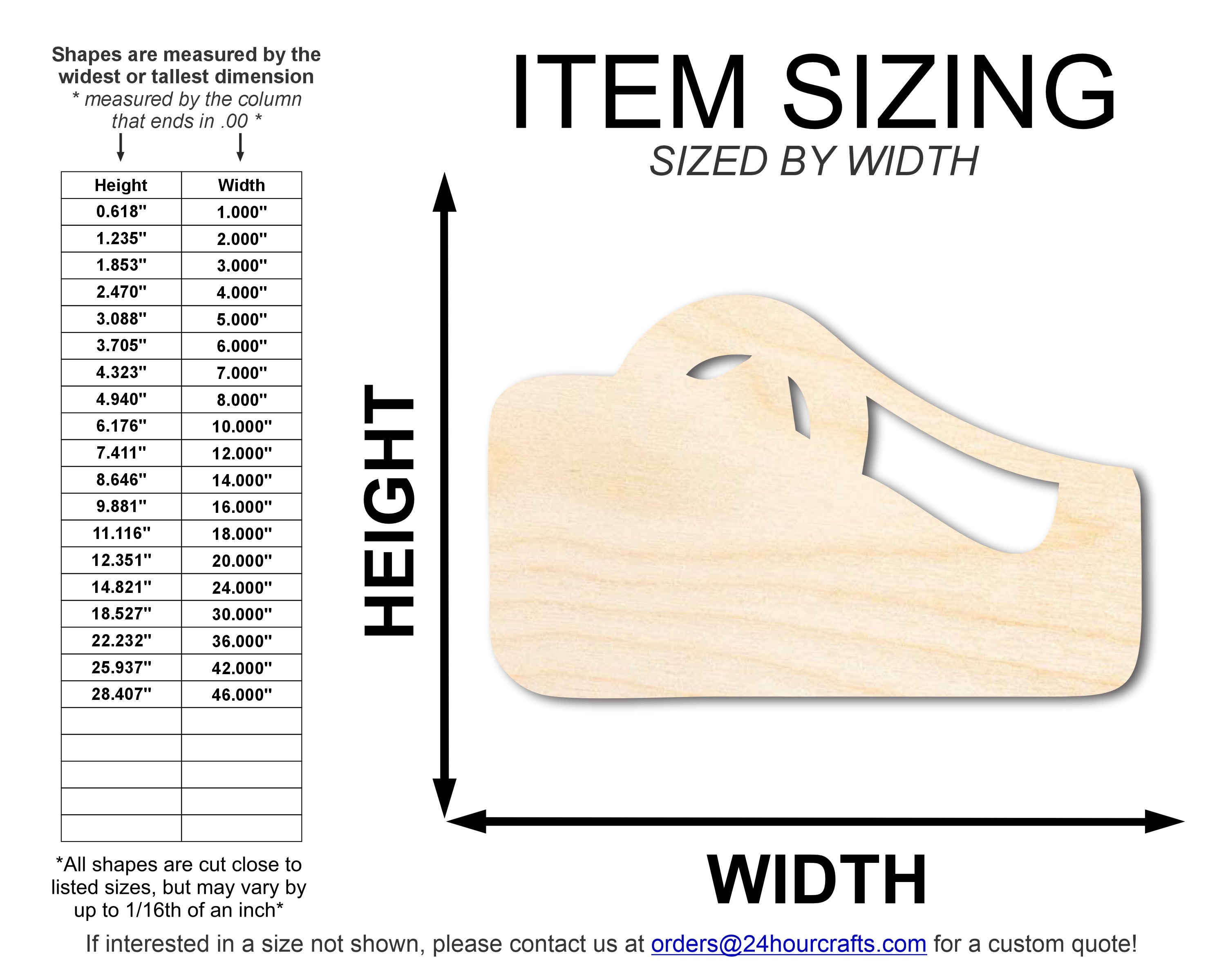 Unfinished Wood Tape Dispenser Shape | DIY Craft Cutout | up to 46" DIY