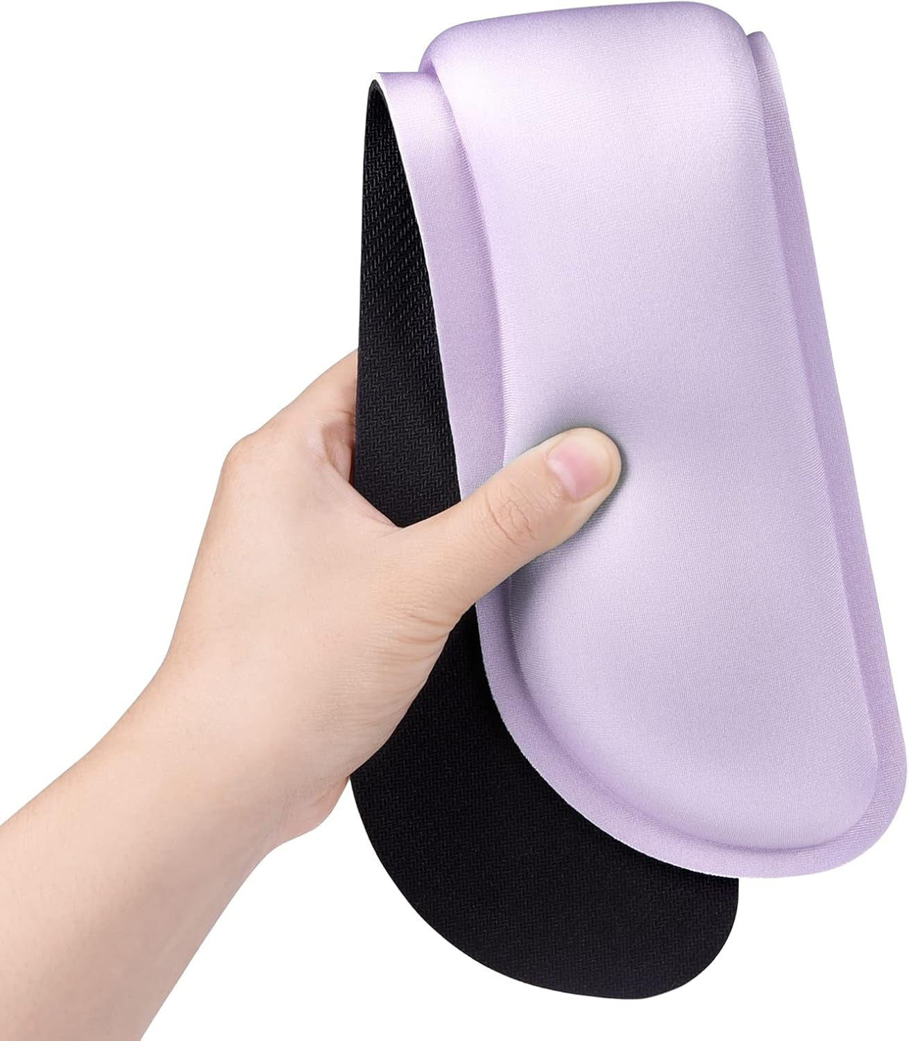Memory Foam Keyboard Wrist Rest Set - Cute Vanilla Purple Design for Gaming & Office - Non-Slip Base for Ultimate Comfort & Pain Relief