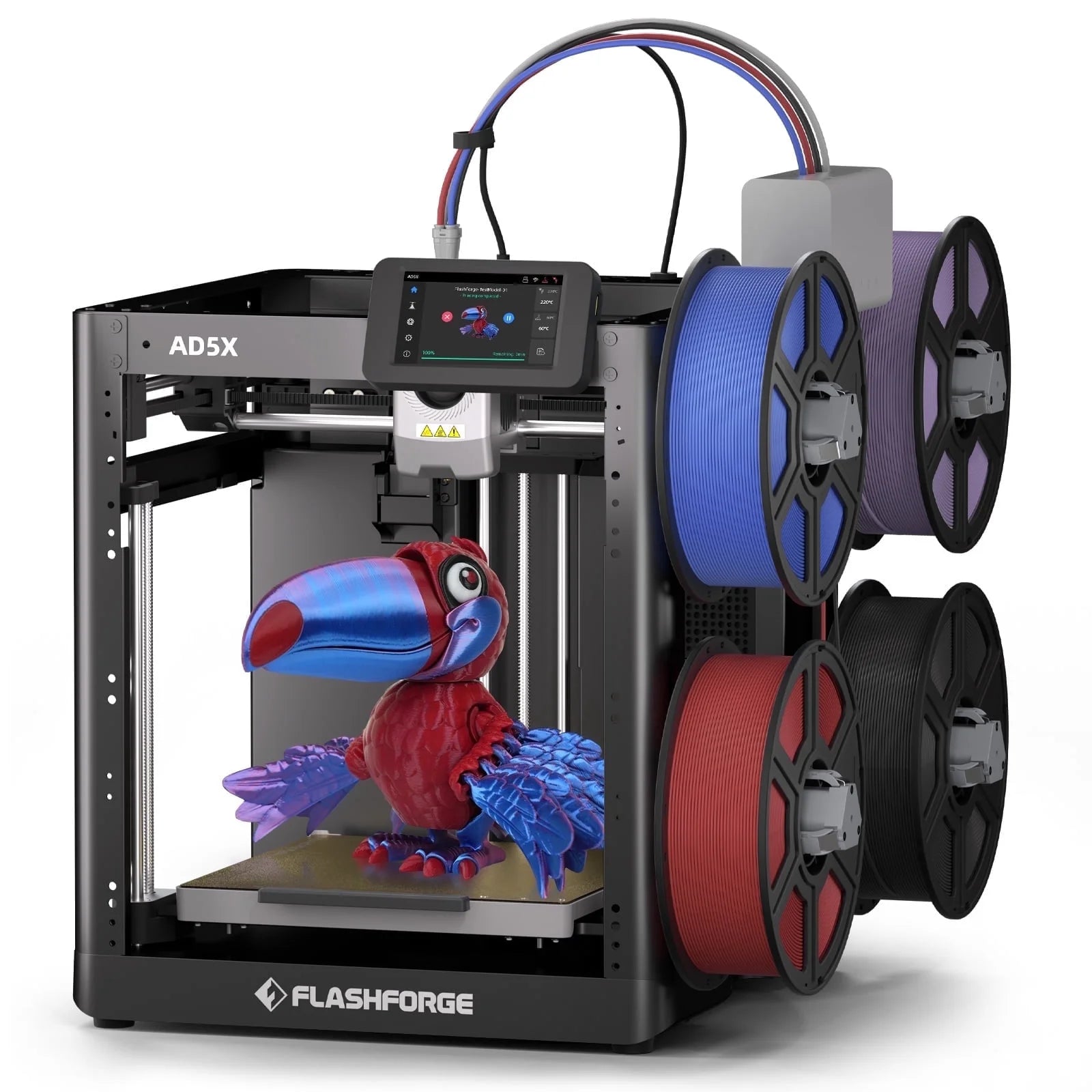 AD5X 3D Printer, Multi-Color Printer & 600Mm/S High Speed, 1Count, 8.7 X 8.7 X 8.7"