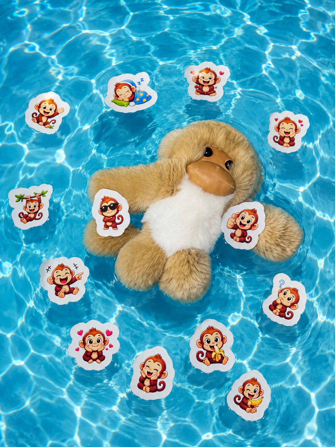 Baby Monkey Stickers