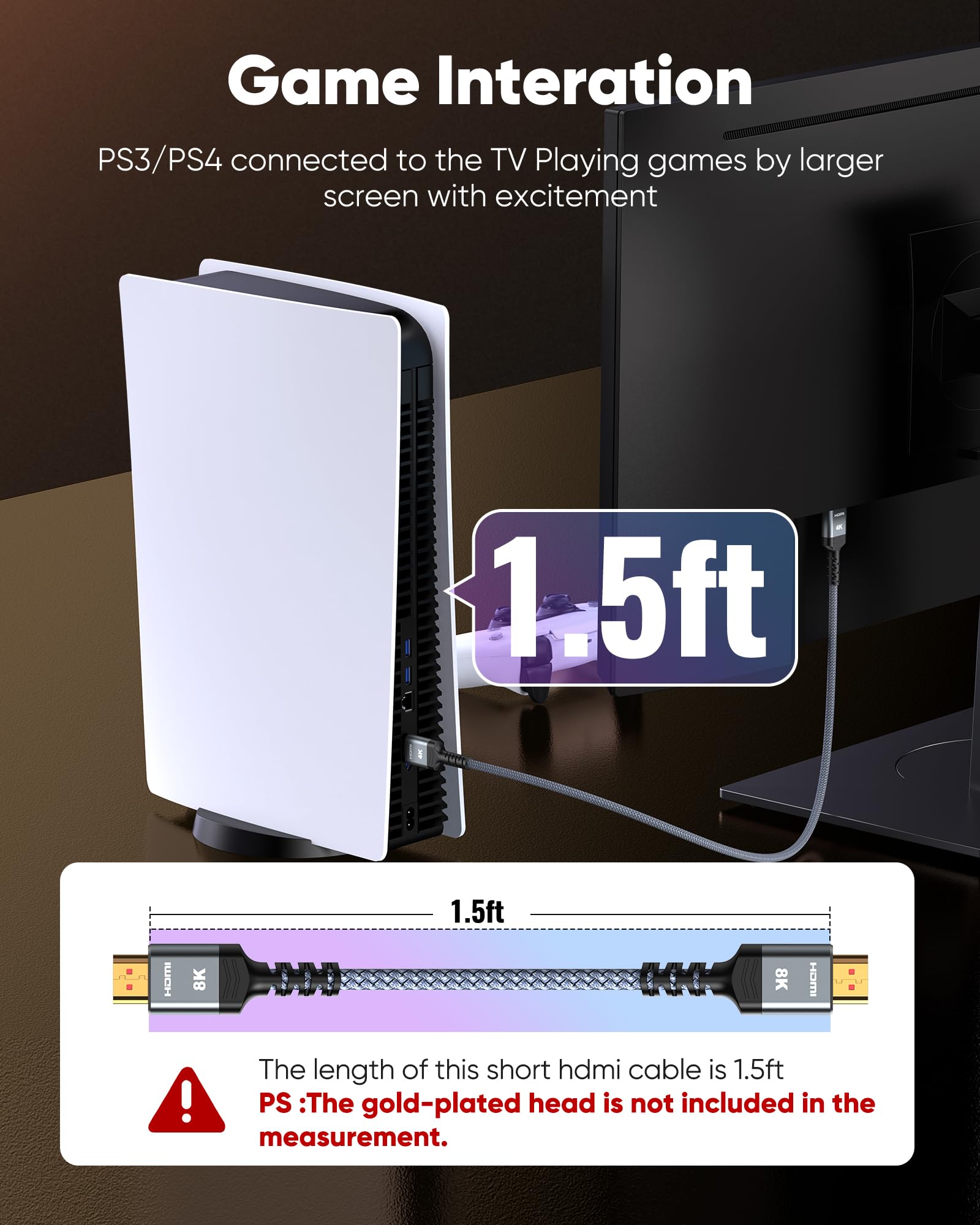 High-Speed 4K HDMI Cable