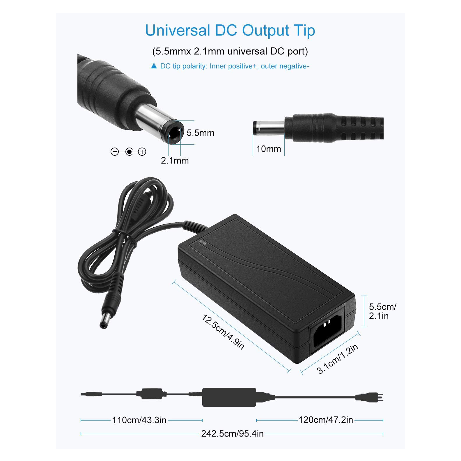 24V Transformer for LED Address Signs – Power Supply for Backlit Numbers