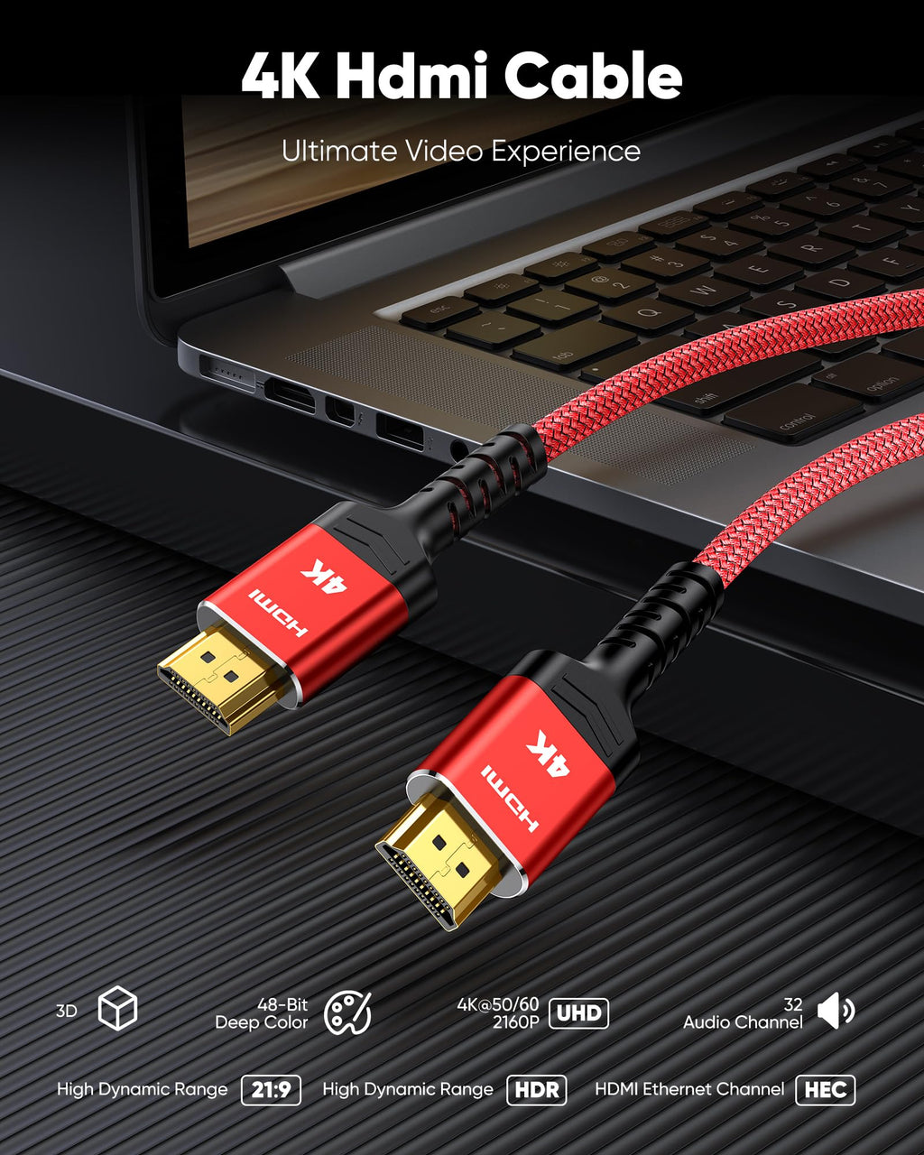 High-Speed 4K HDMI Cable