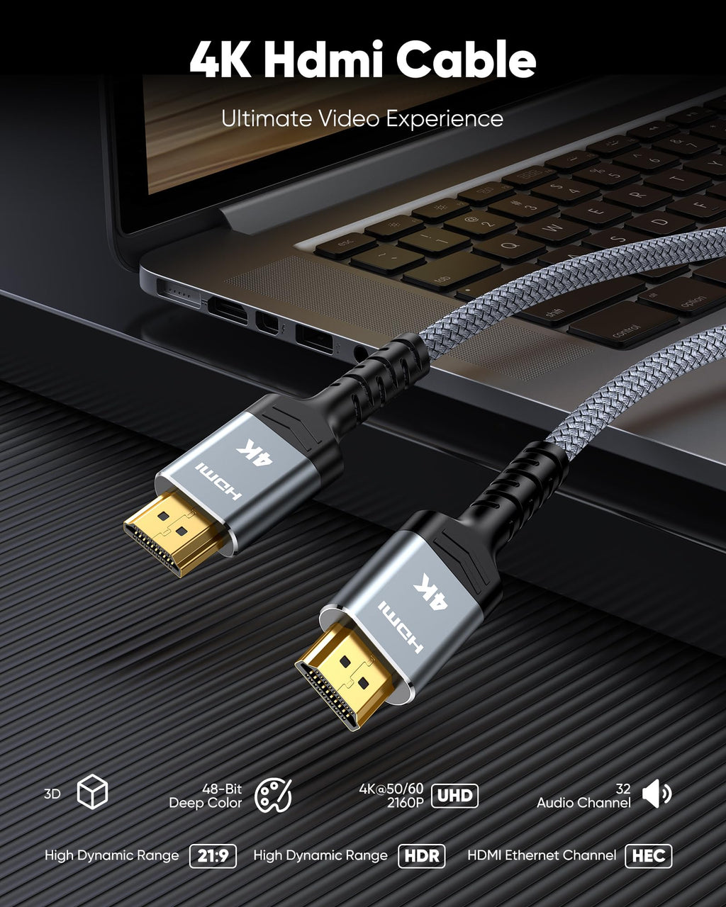 High-Speed 4K HDMI Cable