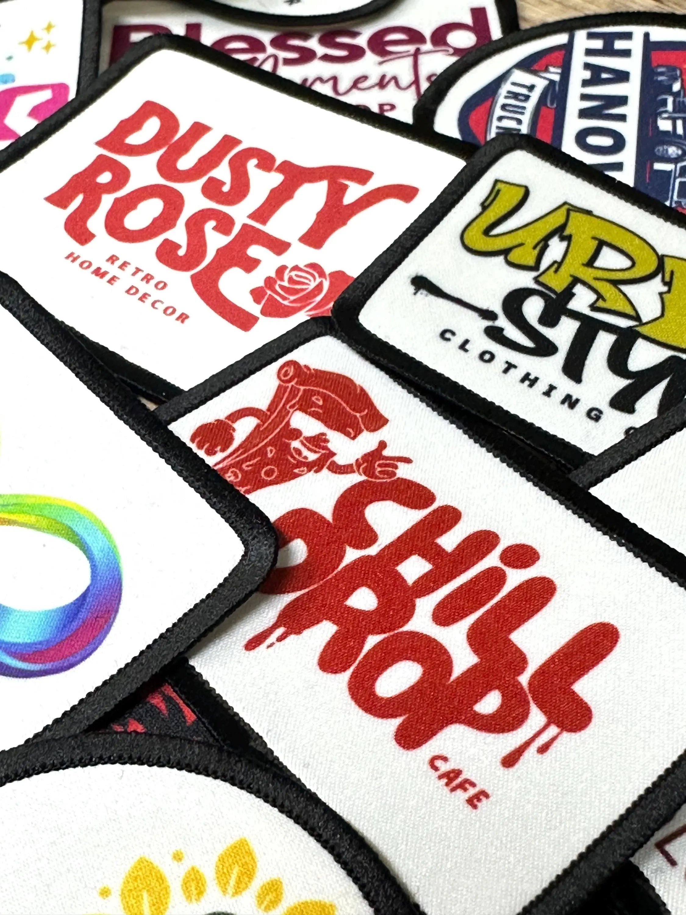 Full Color Dye Sublimation Custom Iron-On Patches