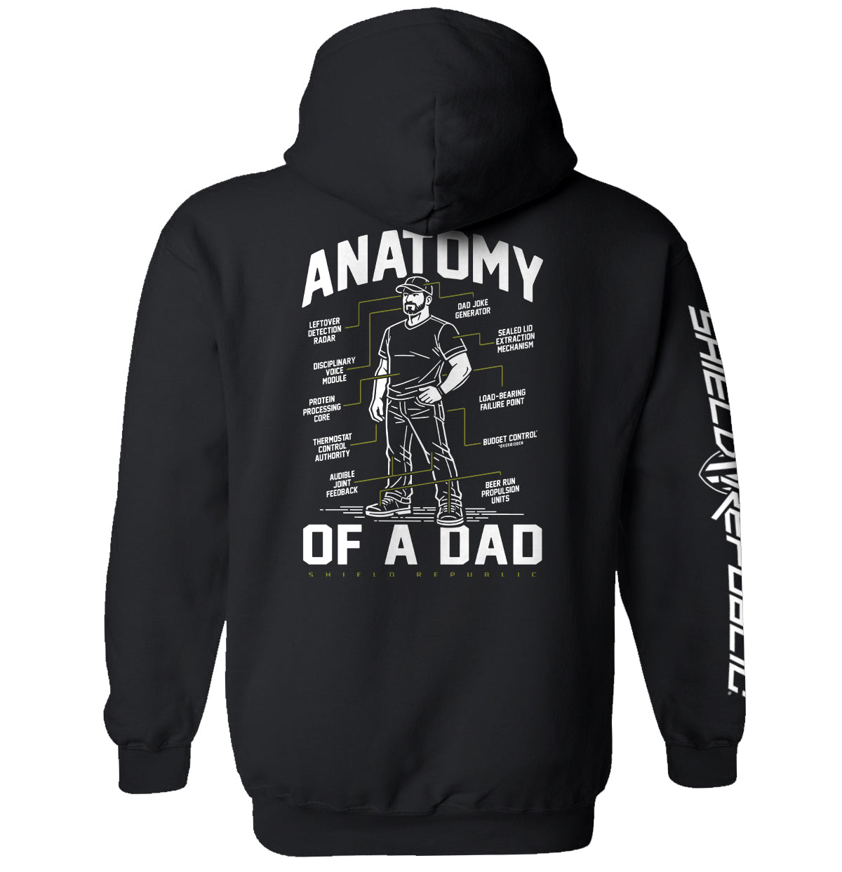 Anatomy of a Dad Graphic Tee - Metrics Lab