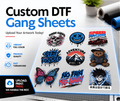 Custom DTF Gang Sheets