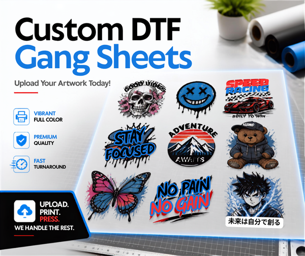 Custom DTF Gang Sheets