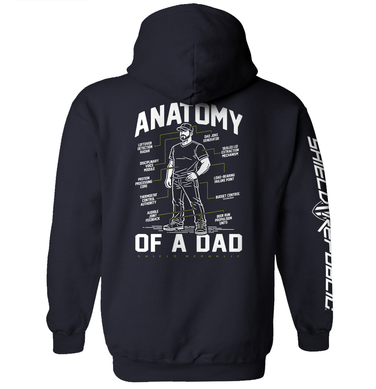 Anatomy of a Dad Graphic Tee - Metrics Lab