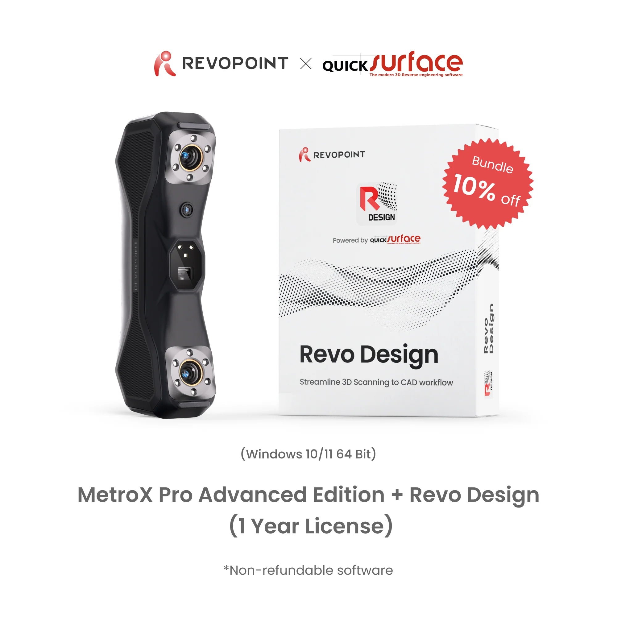 Revopoint Metrox & Metrox Pro: Blue Laser Line and Full-Field Structured Light 3D Scanner
