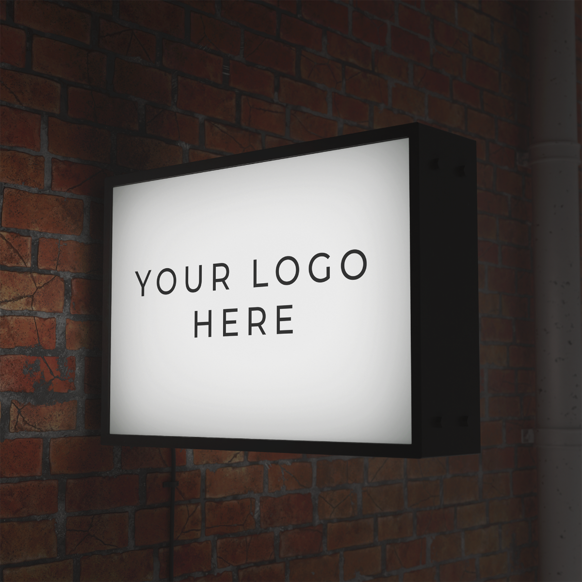 Rectangular LED Light Box – Illuminated Business Sign