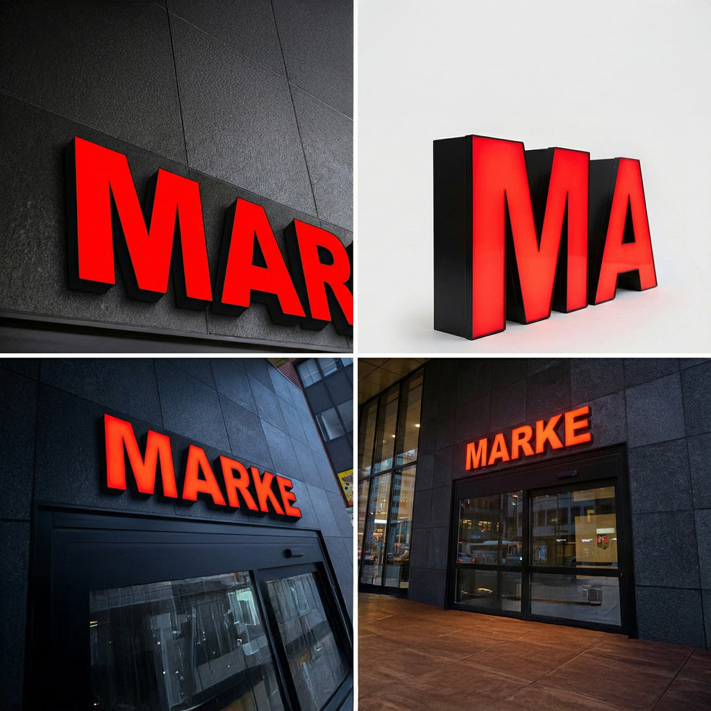 Front Lit LED Channel Letters – Custom 3D Business Sign for Storefront