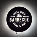 Backlit Metal Business Logo Sign – Custom LED Storefront Sign (Laser Cut)