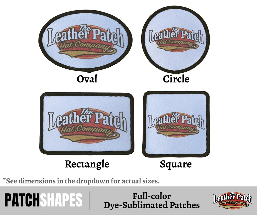 Full Color Dye Sublimation Custom Iron-On Patches