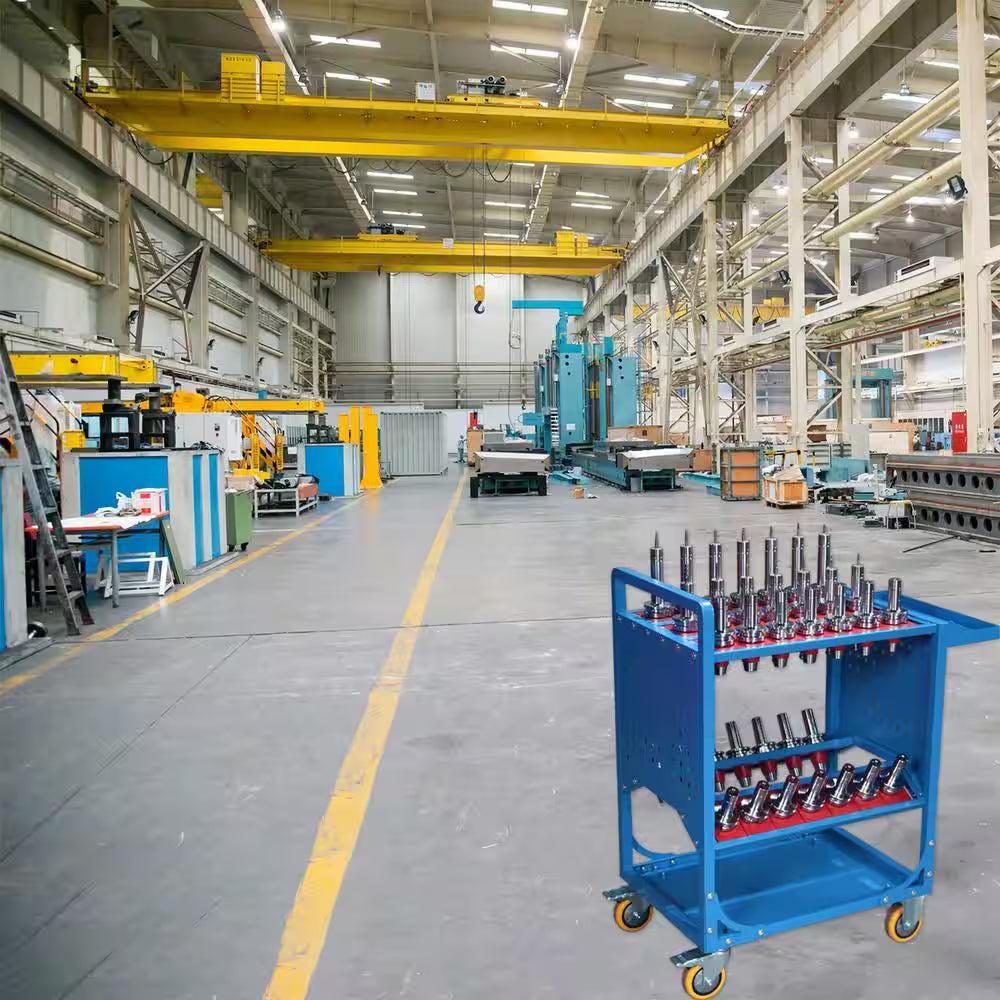 Tool Cart 40-Taper Tool Holder CNC Tool Cart CAT40 Tool Trolley BT40 Service Carts CNC Machine Tool Service Cart