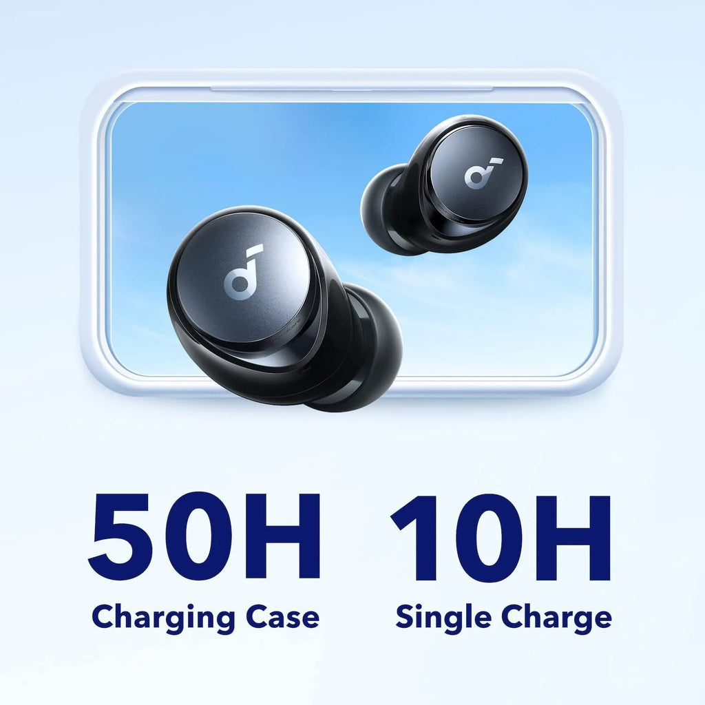 Anker  Space A40 True Wireless In-Ear Earbuds, Black,2-Piece Count, 1-Multipack Quantity