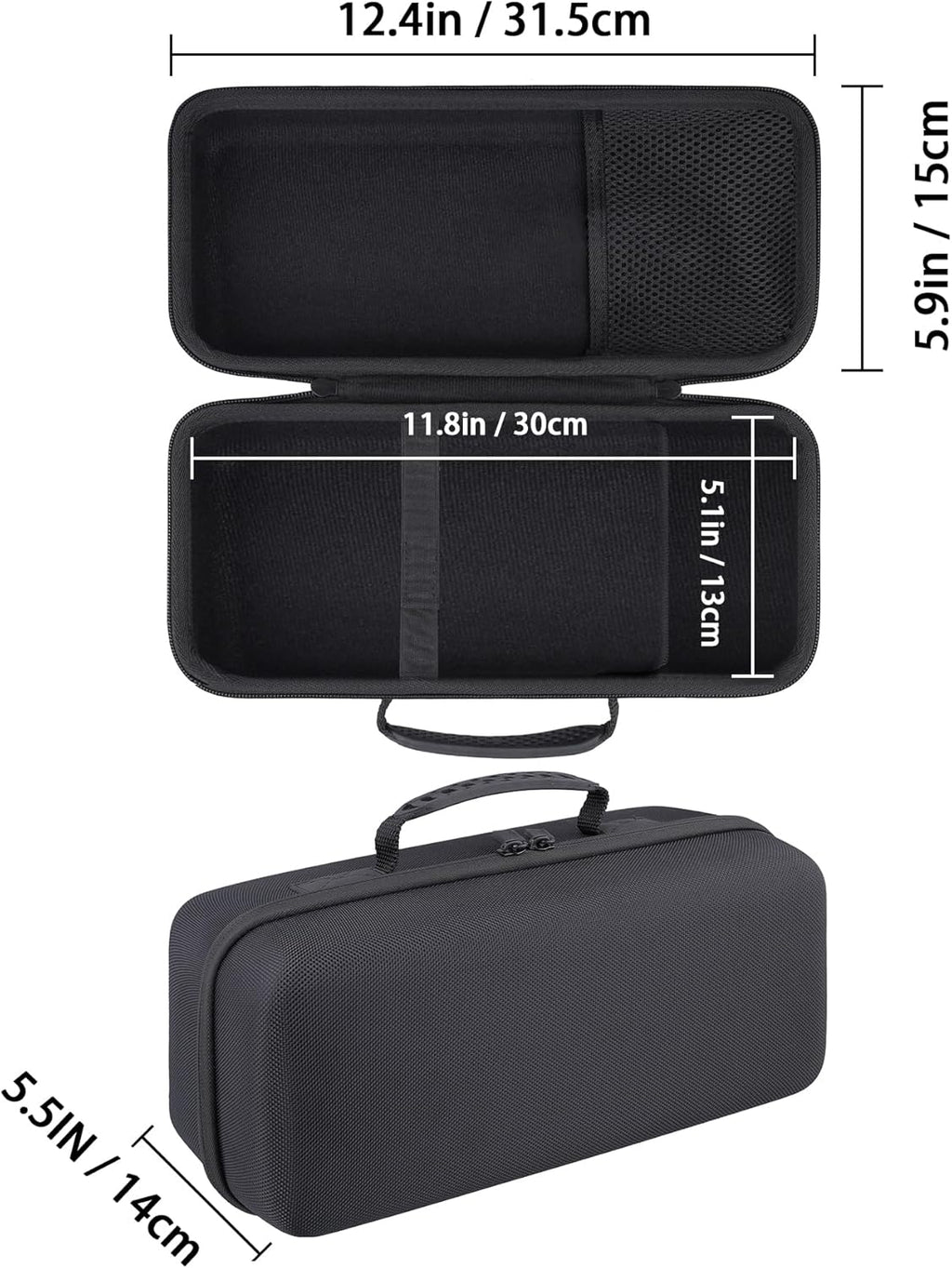 Hard Travel Case Compatible with Anker SOLIX C300 DC Power Bank Station, Outdoor 288Wh 90,000Mah Portable Power Station, 300W Solar Generator