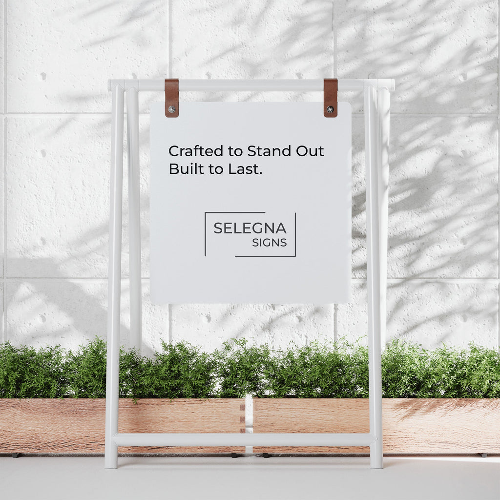 A-Frame Sidewalk Sign – Custom Outdoor Business Sign
