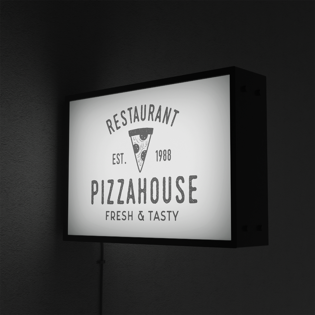Rectangular LED Light Box – Illuminated Business Sign